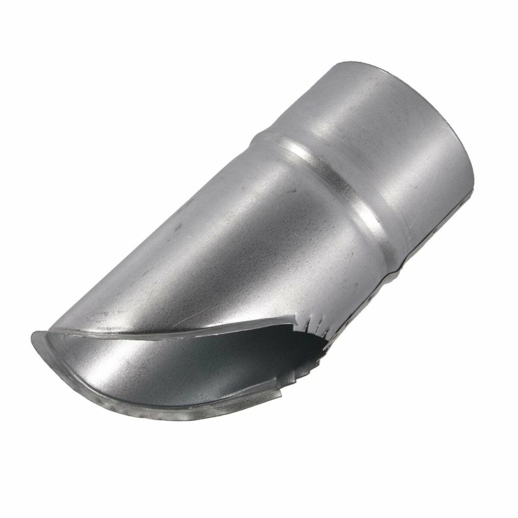 80mm Diameter Branch - Cut in Pipe Saddle 45 Degree - Alpha Air Ventilation Supplies-0